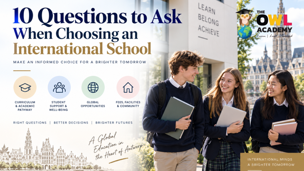 International school students and key factors to consider when choosing a school in Antwerp