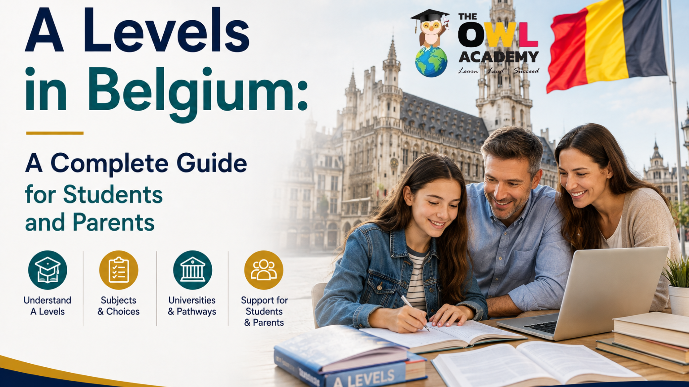 A Levels in Belgium with a family planning secondary education and university pathways